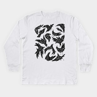 Crow Flock Kids Long Sleeve T-Shirt